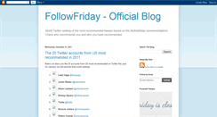 Desktop Screenshot of blog.followfriday.com